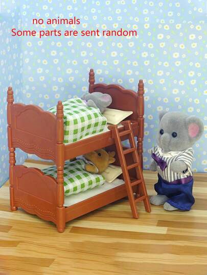 1:12森林家庭蒙特梭利廚房相容迷你娃娃屋廚房配件家具模擬沙灘車甜車浴室廚房客廳玩具娃娃diy娃娃屋配件可動公仔玩具款式和顏色隨機生日禮物彩盒包裝運輸過程中容易損壞