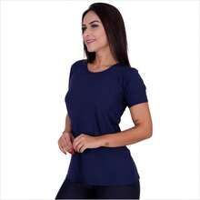 Women Basic Tops - 藏蓝色 - 查看 3