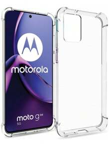 Funda Para Moto G84 5g Protector Transparente Rudo + Mica - transparente - Ver 1