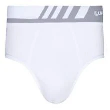 Kit 4 Men's Briefs Slip Lupo Microfiber Adult Seamless Original 691-002 - trắng - Xem 2