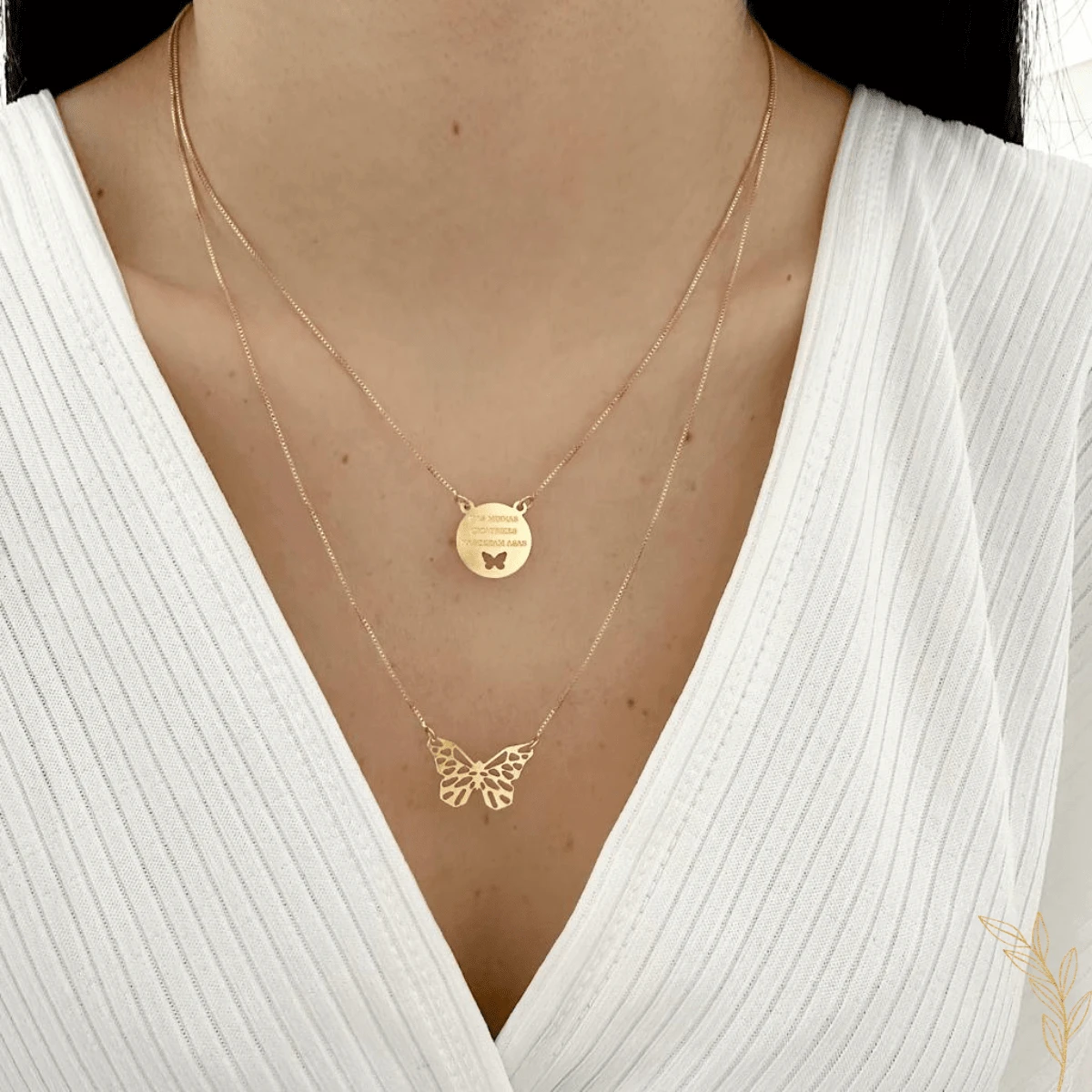 Women Necklace Sets - 金子 - 查看 1