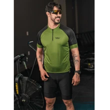 Cycling Jersey Sets - 軍綠色 - 查看 4