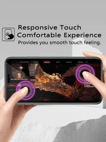 3pcs Anti-Spy Tempered Glass Screen Protector Compatible With Apple Devices, Anti-Peeping, Anti-Scratch, Anti-Collision, Compatible With IPhone X/XR/11/12/13/14/15/16/16 Plus/16 Pro/16 Pro Max/16e/17/17 Air/17 Pro/17 Pro Max Full Series - Black - View 5