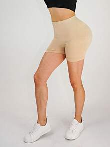 SEAMLESS Super Stretch Biker Short Sports Yoga Soft Touch