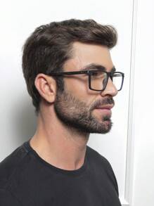 Men Eyeglasses - Black - View 2
