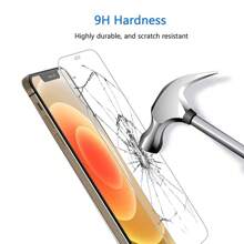 3 Confezioni di Pellicole Protettive per Schermo in Vetro Temperato HD Anti-Graffio Compatibile con iPhone 16,15,14,13,12,11, Xr, Xs, X, 7,8 Antideflagrante, Antischeggia, Antigraffio e Impermeabile