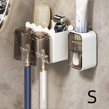 Gắn trên tường Giá đỡ bàn chải đánh răng Với Máy định lượng Kem đánh răng , Phòng tắm Hộp đựng Cái giá Khoan , Bàn chải đánh răng điện Tương thích , Thích hợp Đối với Bàn chải đánh răng , Lược , Dao cạo , Chải , Mặt Rửa , Sữa tắm , Nước hoa , Mỹ phẩm , Bàn chải đánh răng điện - trắng - Xem 8