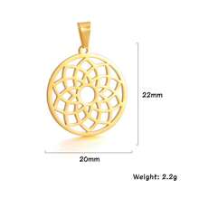 1 Miếng Thép không gỉ mặt trời & Hình tam giác Vật rủ xuống Lỏng lẻo Hạt Để làm đồ trang sức DIY , Bán sỉ - loạt thời trang - Xem 10