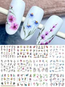 12pezzi Watercolor Floral Flower Nail Sticker Ink Flowers Slider For Nail Decoration Foils Tattoo Nail Stickers DIYadesivi unghie
stickers unghie
adesiv nail art adesivi unghie
stickers unghie
adesiv nail art
