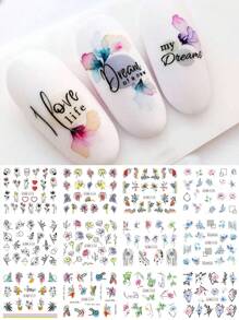 12pezzi Watercolor Floral Flower Nail Sticker Ink Flowers Slider For Nail Decoration Foils Tattoo Nail Stickers DIYadesivi unghie
stickers unghie
adesiv nail art adesivi unghie
stickers unghie
adesiv nail art