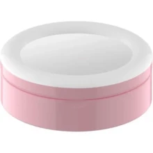 Aro Luz Led 16cm Maquillaje De Mesa Con Espejo Y Soporte - Multicolor - Ver 2