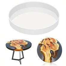 自制水晶滴胶和树脂河流桌硅胶模具，环氧硅胶模具 - 白色 - 查看 1