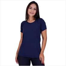 Women Basic Tops - 藏蓝色 - 查看 1