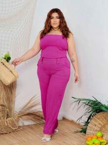 Plus Size Co-Ords - Rosa Roja - Ver 2