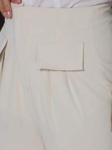 Women Pants - Màu be - Xem 2