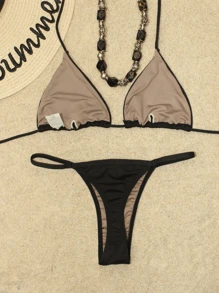 Women Bikini Sets - Black - View 5