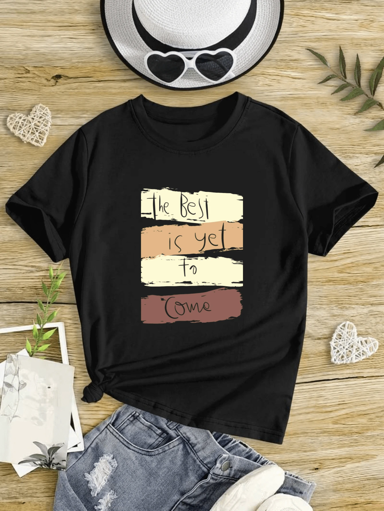 Women T-Shirts - 黑色 - 查看 1