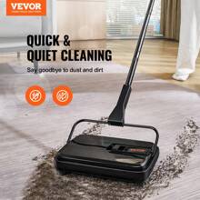Manual Carpet Sweeper Hand Push Sweeper With 300ml Dustbin Combination Of Household Broom And Dustpan For Home Office Carpets Pet Hair Dust