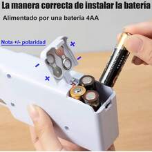 1 Pieza Mini Máquina de Coser Portátil de Mano, Máquina de Costura Manual para Uso Doméstico - Blanco - Ver 5