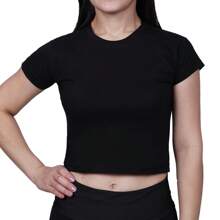 Women T-Shirts - 黑色 - 查看 3