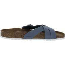 Birkenstock Yao Balance Womens Nubuck Strappy Slide Sandals - Where - View 2