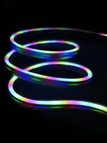 Acosh Neon 1m/2m/3m RGB Neon Rope Lights LED Flexible Light Strip Waterproof Silicone Bendable To Custom Shape, With 24-Key Remote Control For Remote Control Of Color Change, Suitable For Bedroom, Living Room, Outdoor Party Decoration. - RGB - View 7