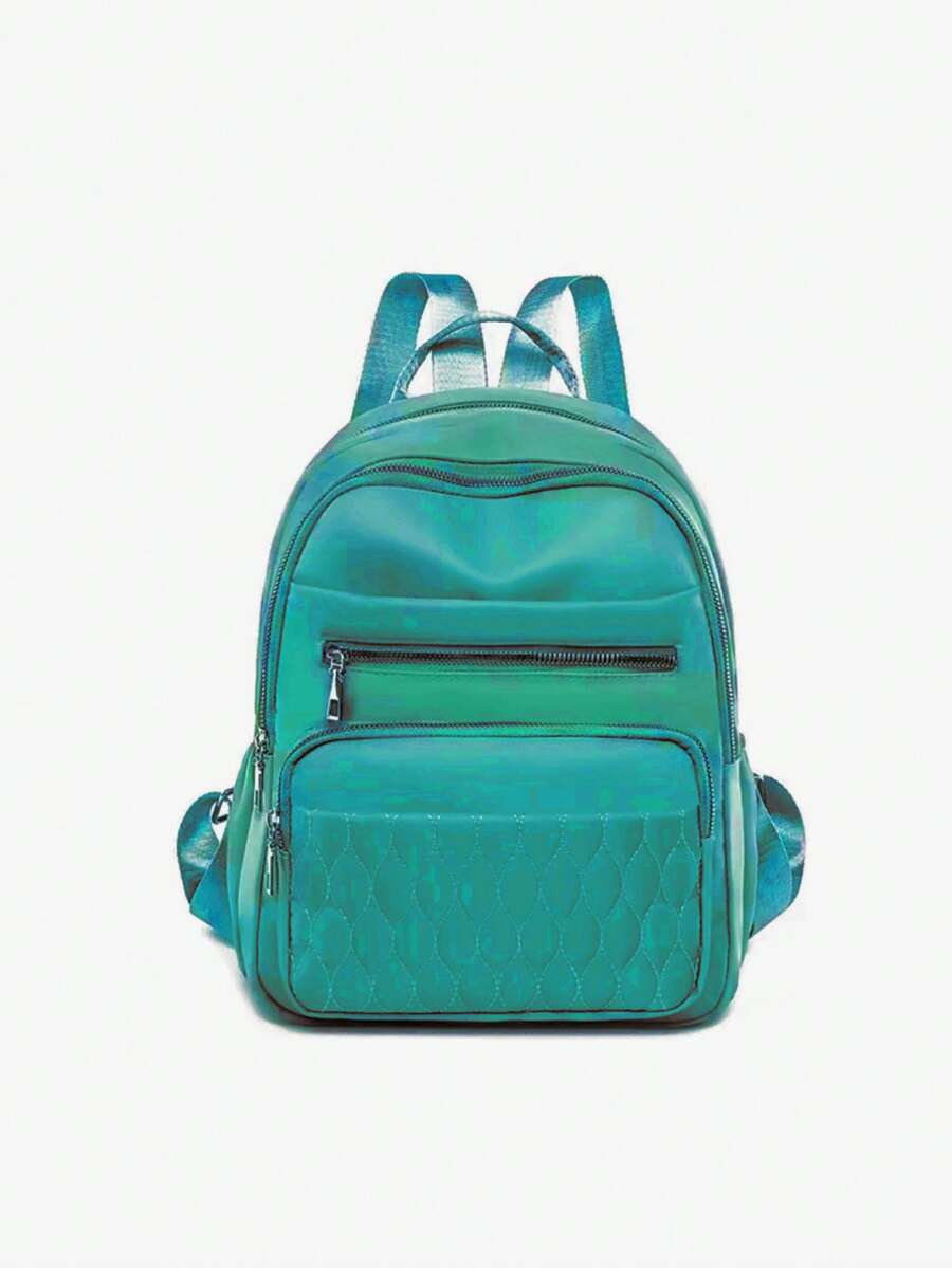 Women Fashion Backpacks - Green - View 1