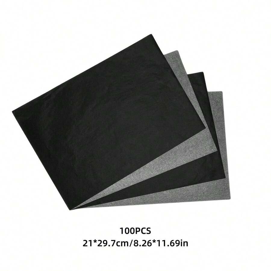 100pcs Graphite Carbon Copy Paper SingleSided A4 Size Drawing Copy