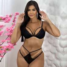 Women Bra & Panty Sets - Black - View 2