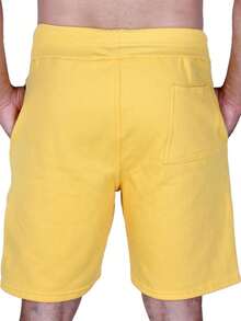 Men Shorts - 黃色 - 查看 2