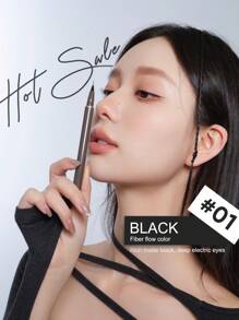 JUDYDOLL Ultra Fine 18° Liquid Eyeliner Pen, Smudge-Proof, Waterproof, Brown & Black, Suitable For Makeup Freckles, Inner/Lower Lash Line, Natural Look, Perfect For Dating, Weddings, Parties, Gifts - #03 Medium Brown - View 7