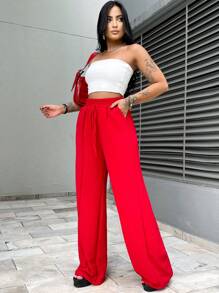 Women Pants - Đỏ - Xem 3