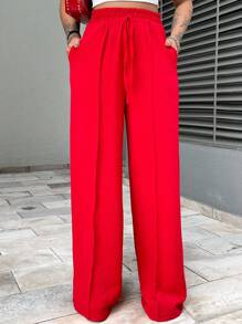 Women Pants - Đỏ - Xem 5