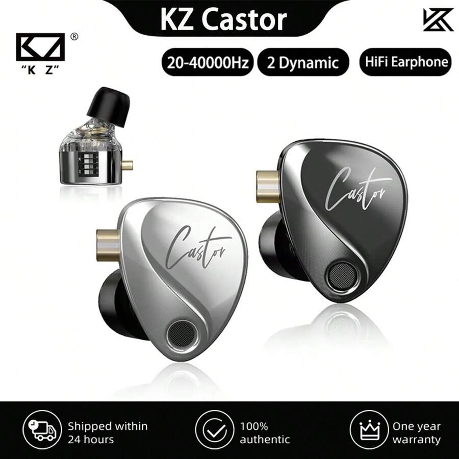 In Ear Monitors For Musicians Podcast IEM Earphones KZ Castor