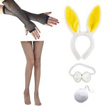 D EXCEED 5PCS Easter Women's Dress Up Ball Rabbit Ears Headband Nightclub Headwear Halloween Dress Up Headwear Holiday Gift Suitable For Various Festival Role Playing Parties Prom - Multicolor - View 2