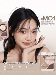 JUDYDOLL 5 色多色调色板，包括眼影、眉笔、轮廓、荧光笔和遮瑕膏，流行的亚洲化妆品小众特别惊喜新产品，送给朋友/女朋友的独特理想礼物 - #B01 - 查看 3