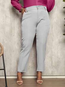 Women Pants - Grey - View 2