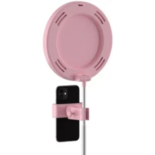Aro Luz Led 16cm Maquillaje De Mesa Con Espejo Y Soporte - Multicolor - Ver 4