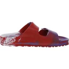 Birkenstock Arizona EVA Womens Tie-Dye Buckle Slide Sandals - Multicolor Bright Violet - View 3