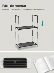 SONGMICS Shoe Racks - Black - View 4