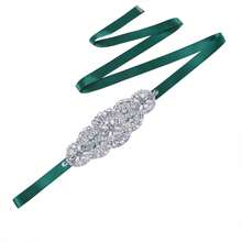 1pc Handmade Rhinestone Wedding Dress Belt, Bridal Crystal Waist Accessory, Perfect For Wedding And Evening Party - S76 - View 19