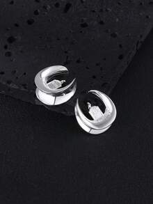 SENLANSP 2pcs Unique Fashion Bird Ear Expander Ear Weight Stretchers Body Jewelry Earring Piercing Expanders Gauges - Silver - View 2