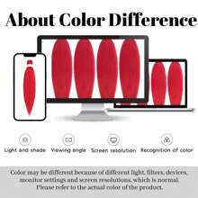 Tóc giả bện sẵn dài 26 inch, thích hợp cho kiểu tóc bện hộp Bohemian, tóc giả bện móc sợi tổng hợp Yaki, dễ bện móc, có thể tạo kiểu bằng nhiệt (Màu đỏ #) - Đỏ - Xem 8