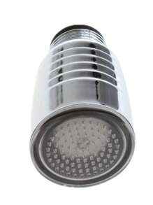 1pc Led Faucet, Color Changing Temperature Control Water Faucet With Light, Cold And Hot Kitchen Sink Sprayer Nozzle - Multicolor - View 9