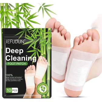 10pcs/Pack Deep Cleaning Foot Pads, Foot Care Pad, Detox Foot Pads, Self-Adhesive, Relaxing