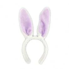 1 cái Băng đô tai thỏ hóa trang cho tiệc hóa trang Halloween dành cho nữ, băng đô tai thỏ, băng đô cài tóc hình tròn - Nhiều màu - Xem 5