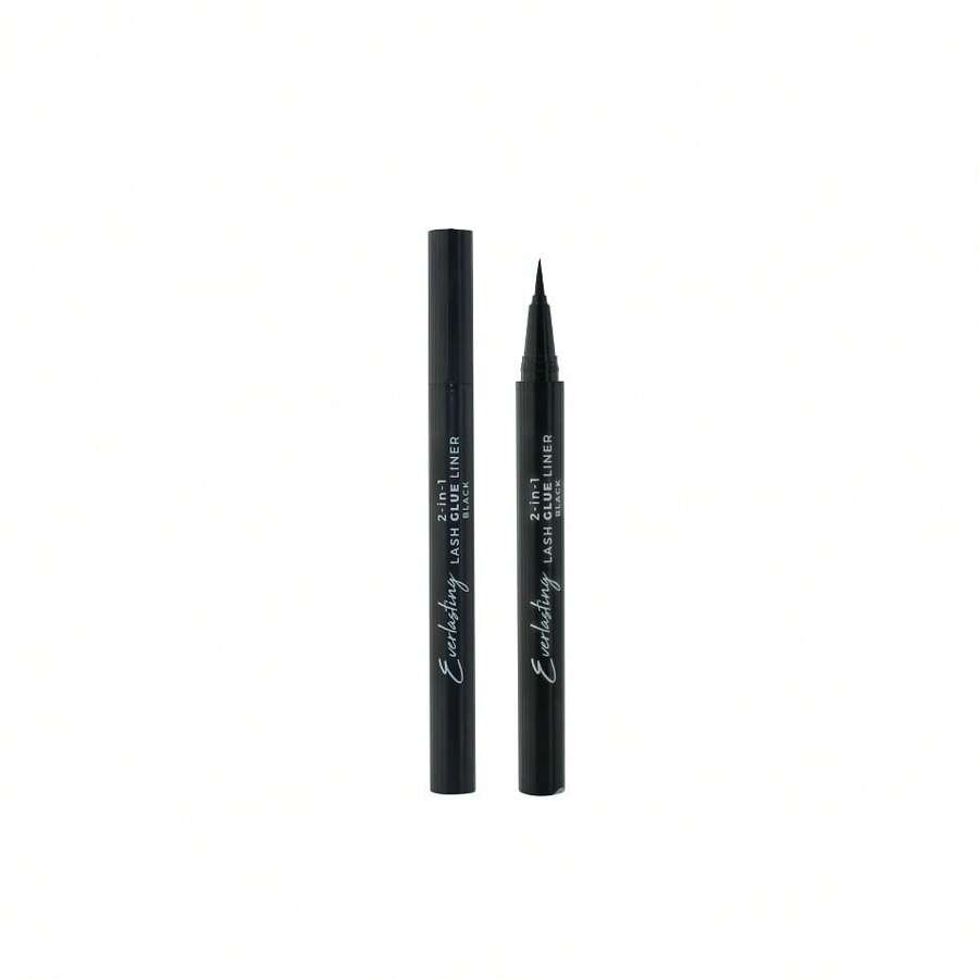 IONI 2In1 Everlasting Lash Glue Liner Black . Long Lasting. Smudge