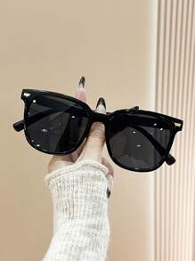 3 Pairs Unisex Full Frame Fashion Eyeglasses, Suitable For Beach, Decor And Daily Matching - Multicolor - View 9