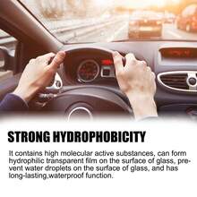 1pc 50ml/30ml Car Windshield Water Repellent Window Rearview Mirror Cleaning Defogging Defogging Water Repellent Rainproof Agent Removal Water - Black - View 7