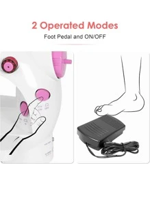 Maquina de coser portátil electrónica, para principiantes - Blanco - Ver 12